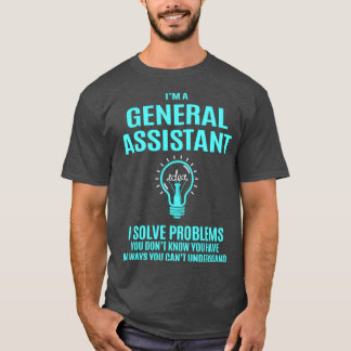 Camiseta Assistente Geral do Assistente Geral I para Resolv