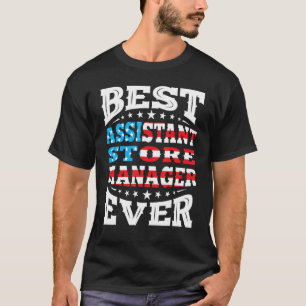 Camiseta Assistente Gerente De Loja 4 De Julho Dos Eua