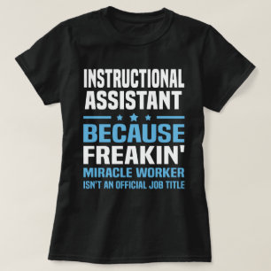 Camiseta Assistente instrutivo