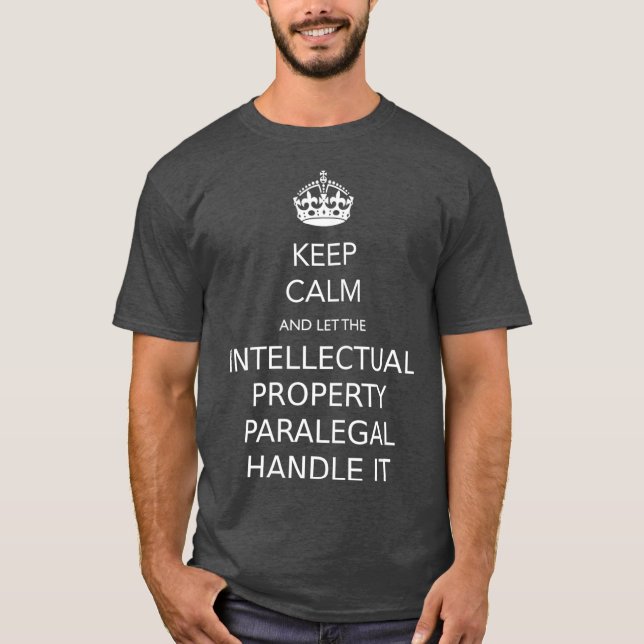 Camiseta Assistente Jurídico de Direito de Propriedade Inte (Frente)