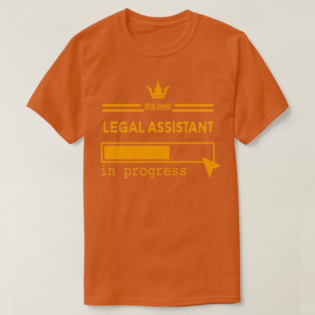 Camiseta ASSISTENTE JURÍDICO em curso (Frente do Design)