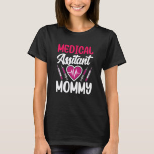 Camiseta Assistente Médica Mamãe Enfermagem Assistência de