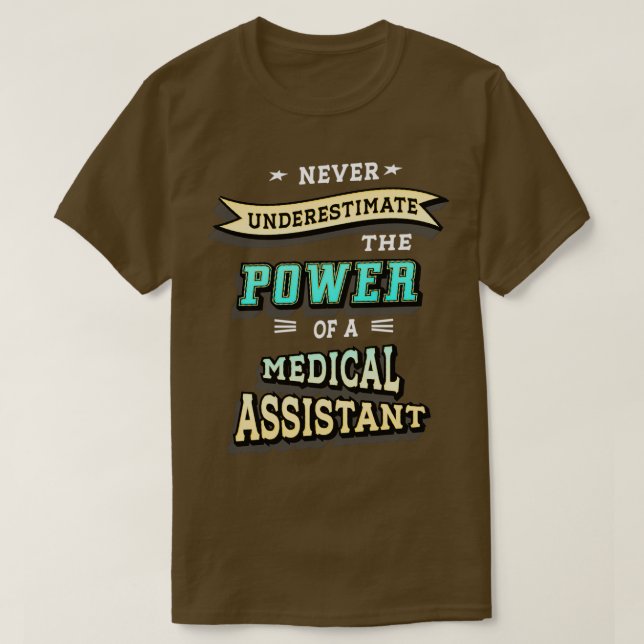 Camiseta Assistente médico 16 (Frente do Design)