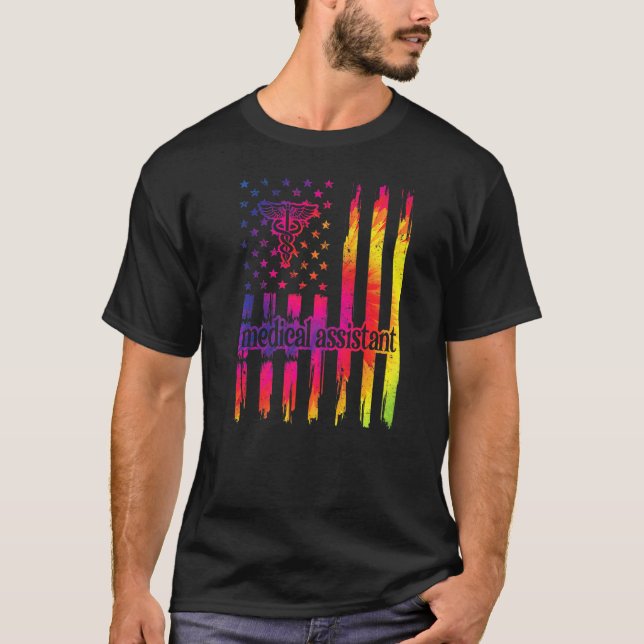 Camiseta Assistente Médico Assistente de Sinalizador dos Es (Frente)