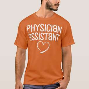 Camiseta Assistente Médico Assistente Design Gif