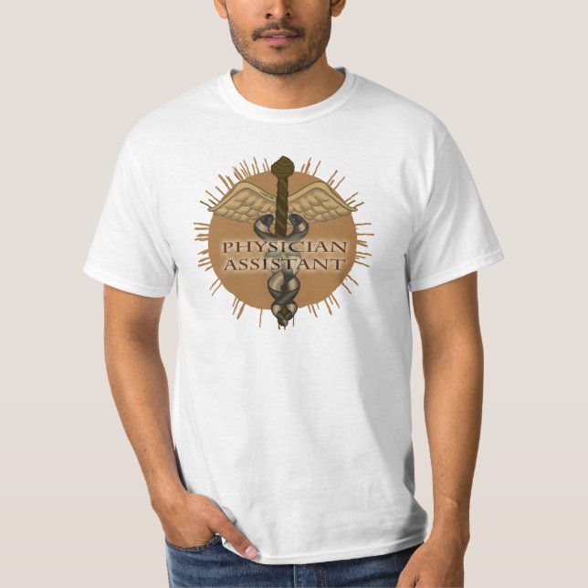 Camiseta Assistente médico Caduceus (Frente)