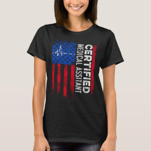 Camiseta Assistente médico certificado CMA