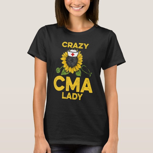 Camiseta Assistente Médico Certificado CMA Assistente de As (Frente)