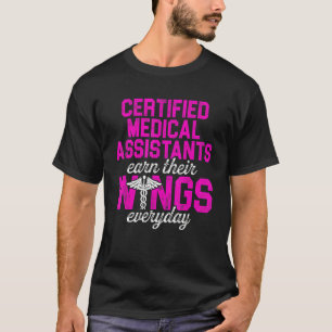 Camiseta Assistente Médico Certificado Cma Assistente de Ga