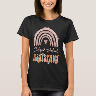 Camiseta Assistente médico certificado CMA Groovy Retro Rai