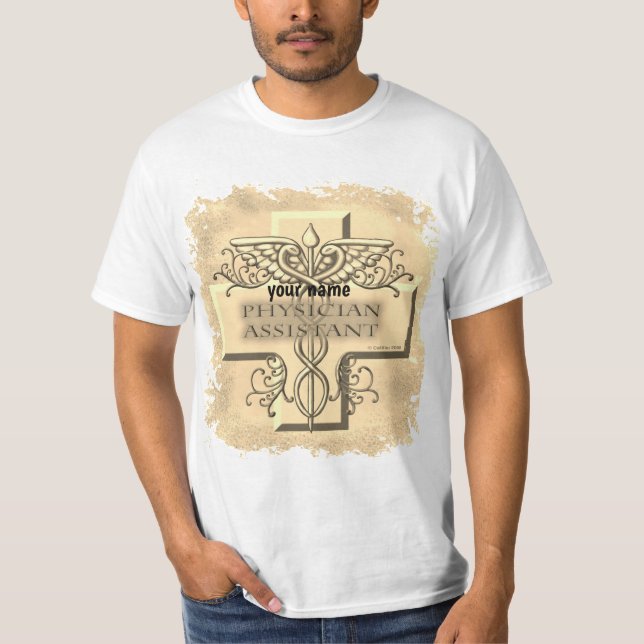 Camiseta Assistente Médico Cross Caduceus (Frente)