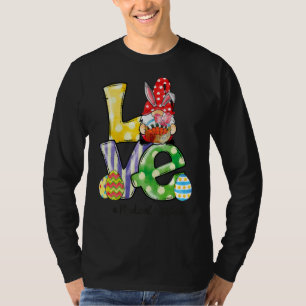 Camiseta Assistente Médico de Amor Gnomo Bunny Egg Enferman
