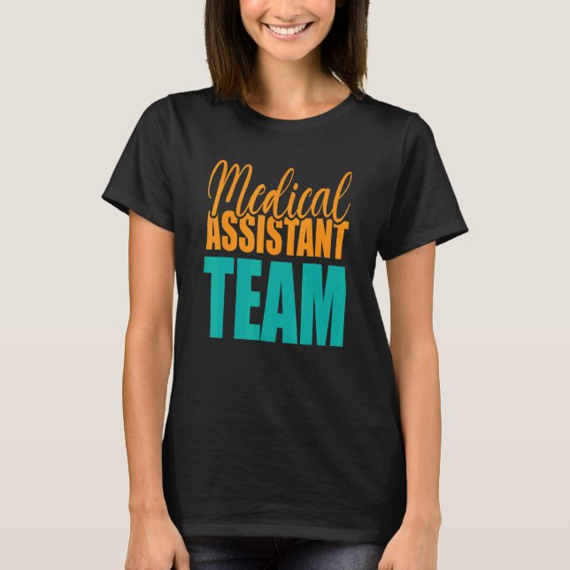 Camiseta Assistente Médico de Equipe de Enfermeiros Clínico (Frente)