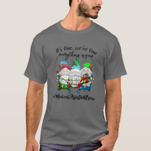 Camiseta Assistente médico Está tudo bem, estamos bem Crist