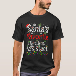 Camiseta Assistente médico favorito para Papais noeis de il