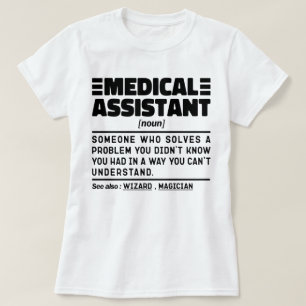 Camiseta Assistente Médico Formando de Estudantes de Medici