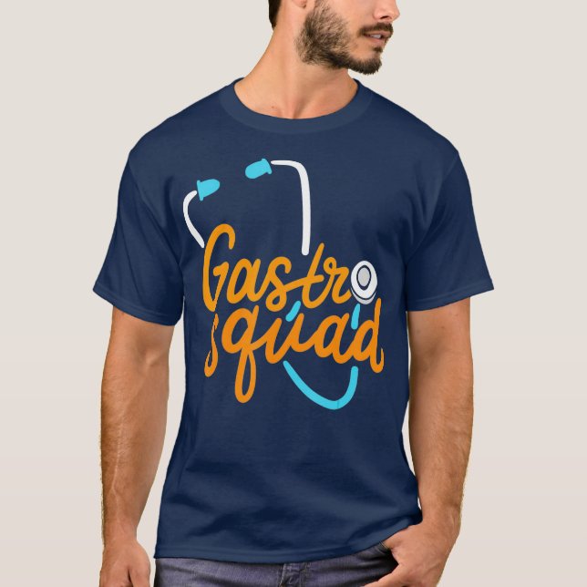 Camiseta Assistente médico Gastro-doutor Gastroenterologia (Frente)