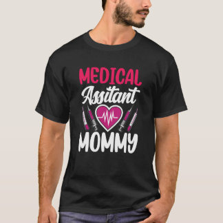Camiseta Assistente Médico Mãe de Enfermagem Assistência de