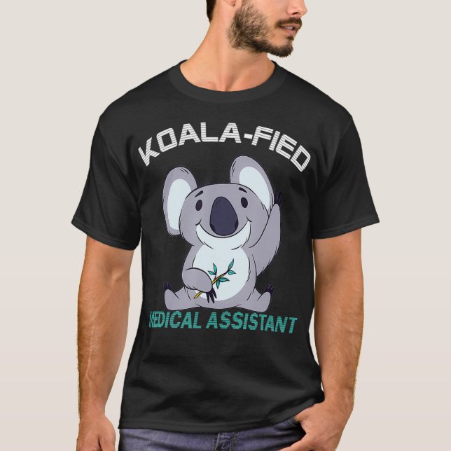 Camiseta Assistente médico MÃES Qualificadas Koalafied  (Frente)