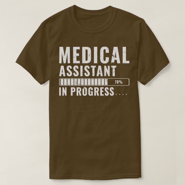Camiseta Assistente Médico Para Treinar O Futuro Programado (Frente do Design)