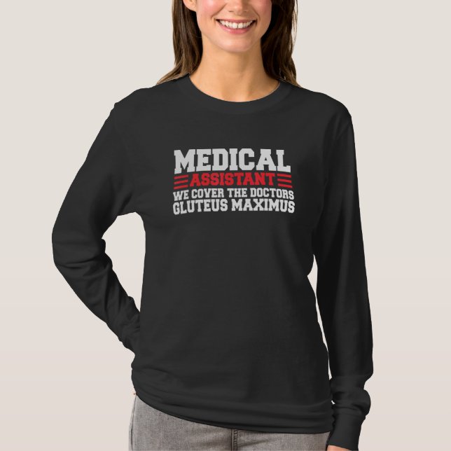 Camiseta Assistente Médico Profissional Clínico (Frente)