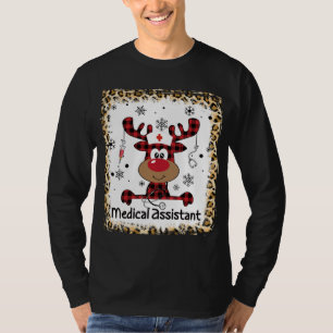 Camiseta Assistente Médico Sangrento de Natal