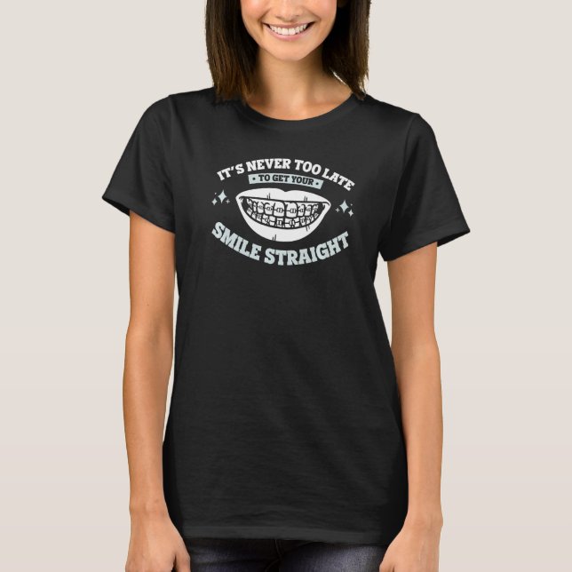 Camiseta Assistente Ortodôntico de Ortodontia da Escola den (Frente)