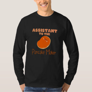 Camiseta Assistente para o café da manhã do Pancake Maker