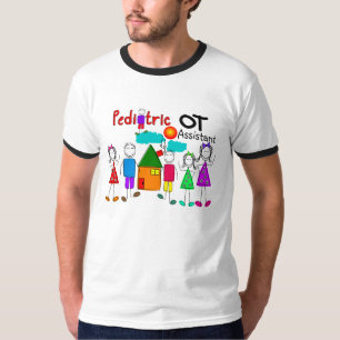 Camiseta Assistente pediatra adorável da terapia