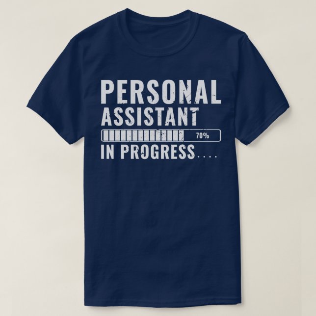 Camiseta Assistente Pessoal Para Treinar Futuro Programador (Frente do Design)