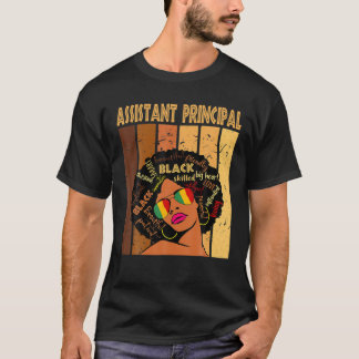 Camiseta Assistente Principal Afro-Africana Black Histo