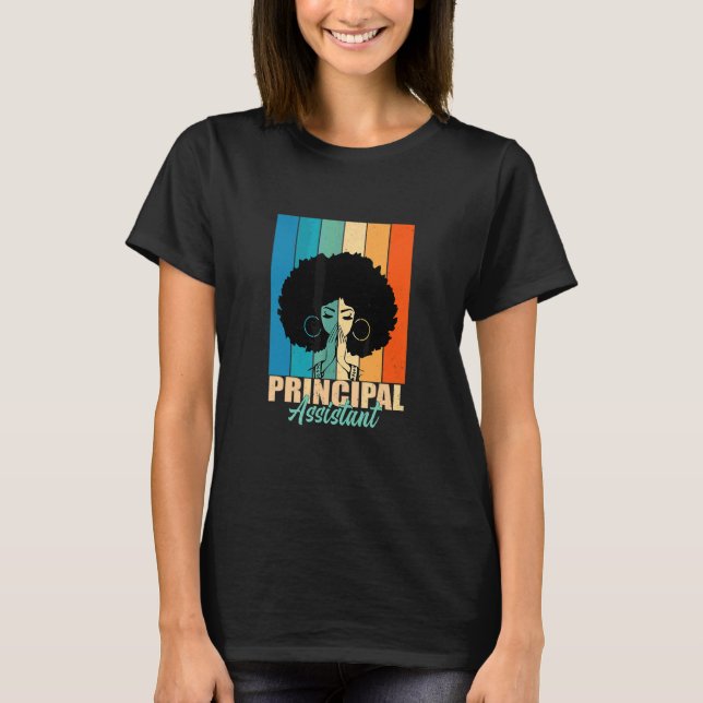 Camiseta Assistente Principal Afro-Cargo Colaborador V (Frente)