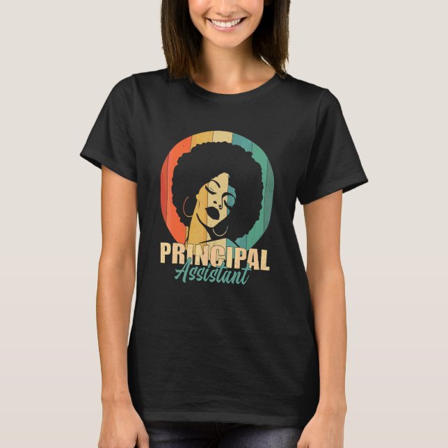 Camiseta Assistente Principal Afro-Cargo Colaborador V (Frente)