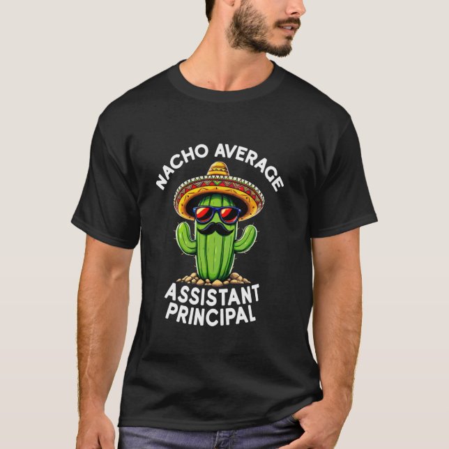 Camiseta Assistente Principal da Escola de Nacho Médio Engr (Frente)