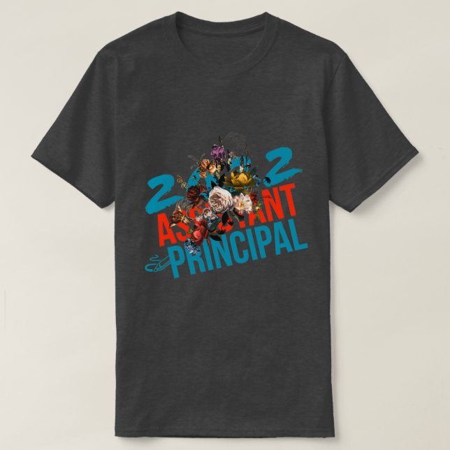 Camiseta Assistente principal de Escola Internacional (Frente do Design)