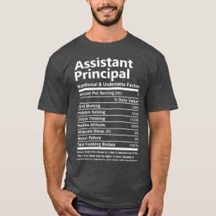 Camiseta Assistente Principal De Fac Nutricional E Inegável