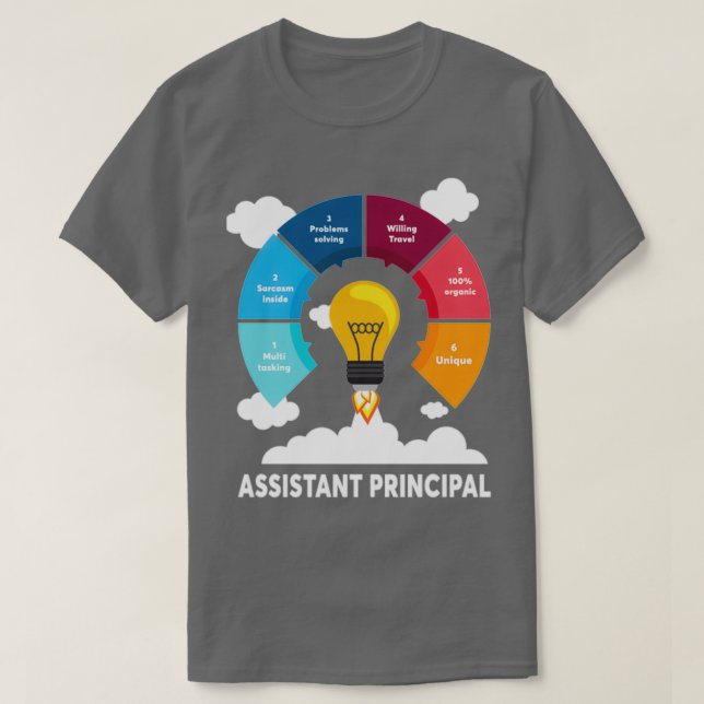 Camiseta Assistente principal multi-tanking 2 (Frente do Design)