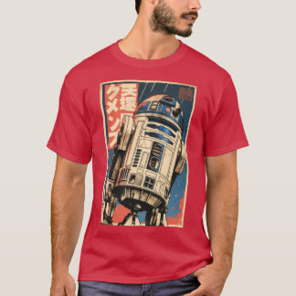 Camiseta Assistente Robô Vintage R2 amiga