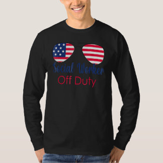 Camiseta Assistente Social Americano Fora de Serviço no Últ