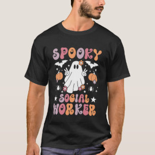 Camiseta Assistente Social Assustador Halloween Melhores As