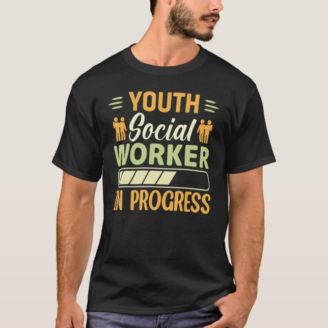 Camiseta Assistente Social de Jovens em Formação  Assistent (Frente)