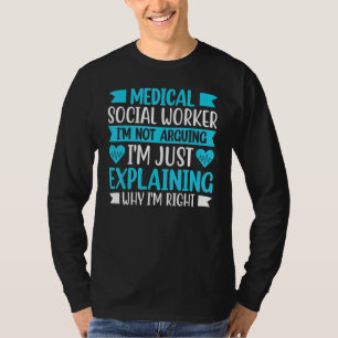 Camiseta Assistente Social Médico Ocupação Emprego Hospital