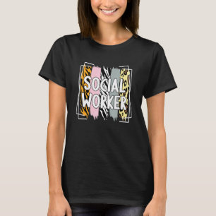 Camiseta Assistente Social Trabalho Social Vida Colega de T