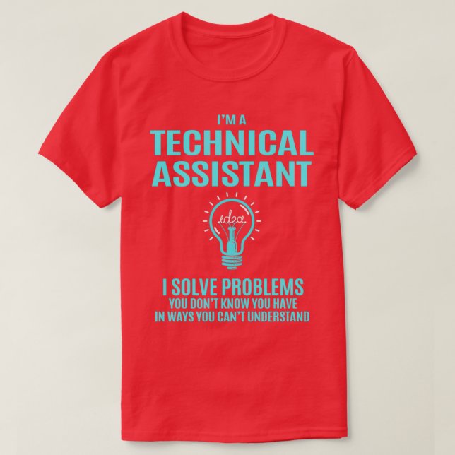 Camiseta Assistente Técnico Assistente Técnico I Solução Pr (Frente do Design)
