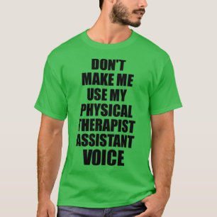 Camiseta Assistente Terapêutico Físico Colega Presente Idei