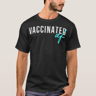 Camiseta Assistente Vacinado Para Vacinação E Vacinação AF 