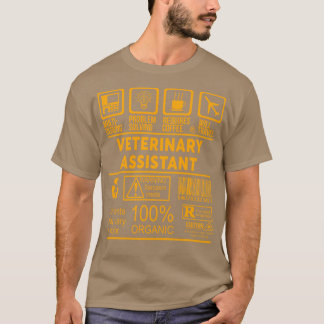 CAMISETA ASSISTENTE VETERINÁRIO NICE DESIGN 2017 2