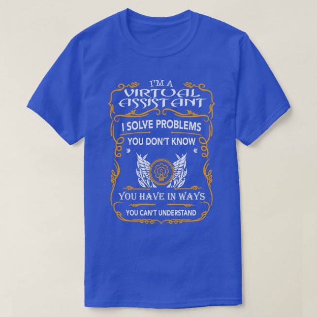 CAMISETA ASSISTENTE VIRTUAL 4 (Frente do Design)