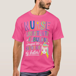 Camiseta Assistentes de Enfermeira são como Unicorns Gift I