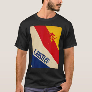 Camiseta Assobiador BC Canada Mountain com snowboar canaden